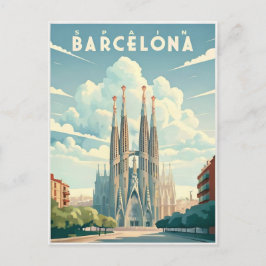 Barcelona: de bruisende stad van Spanje Briefkaart