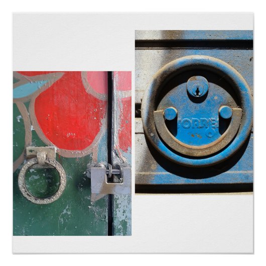 Barcelona Door Knockers, No. 001 Perfect Poster (Voorkant)