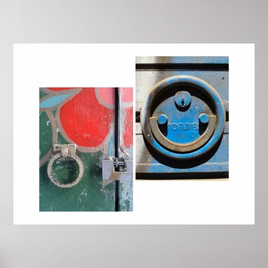 Barcelona Door Knockers, No. 001 Poster (Voorkant)