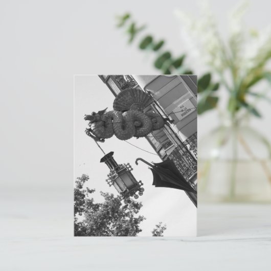 Barcelona Dragon Briefkaart (Staand voorkant)