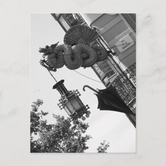Barcelona Dragon Briefkaart (Voorkant)