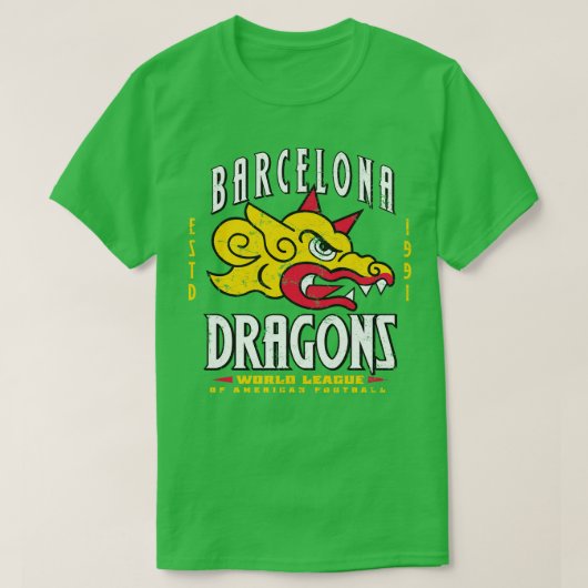 Barcelona Dragons T-shirt (Design voorkant)