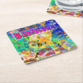 Barcelona Epoch Hour Achterbaan Kartonnen Onderzetters (Schuin)