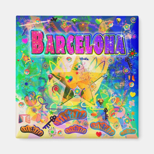 Barcelona Epoch Hour Magnet (Voorkant)