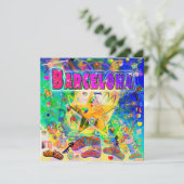 Barcelona Epoch Uur Vakantie Kaart (Staand voorkant)