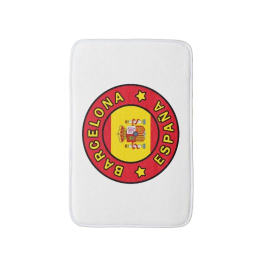 Barcelona España Badmat (Voorkant Verticaal)