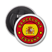 Barcelona España Button Flesopener (Voorkant)