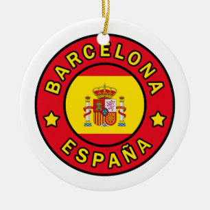 Barcelona España Keramisch Ornament