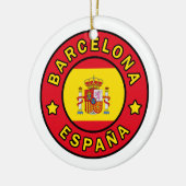 Barcelona España Keramisch Ornament (Links)
