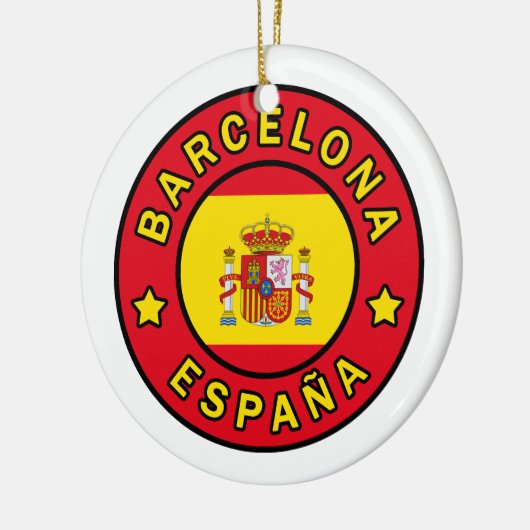 Barcelona España Keramisch Ornament (Links)