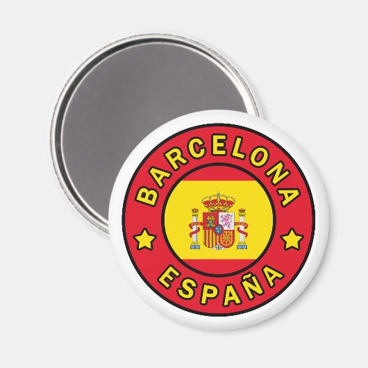 Barcelona España Magneet (Voorkant / Achterkant)