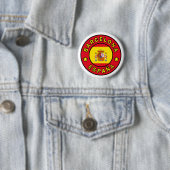 Barcelona España Ronde Button 5,7 Cm (In situ)