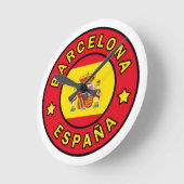 Barcelona España Ronde Klok (Hoek)