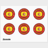 Barcelona España Ronde Sticker (Vel)
