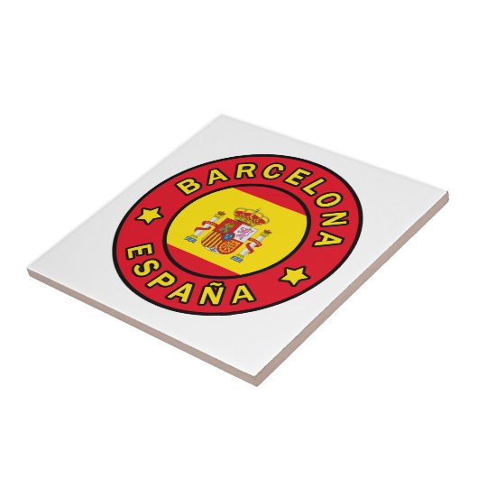 Barcelona España Tegeltje (Zijkant)