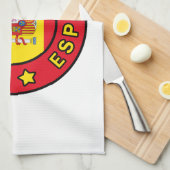 Barcelona España Theedoek (Quarter Fold)