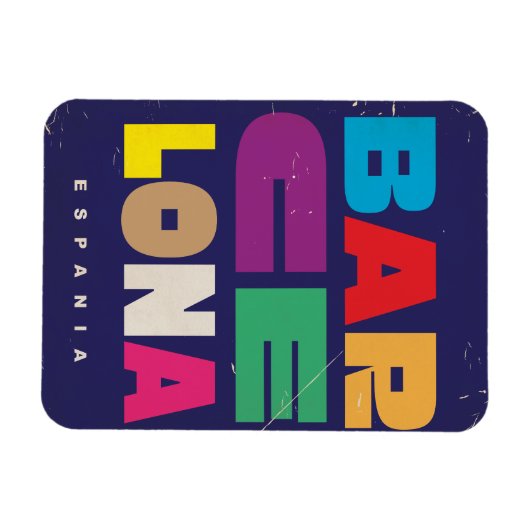 Barcelona Espania Magneet (Horizontaal)