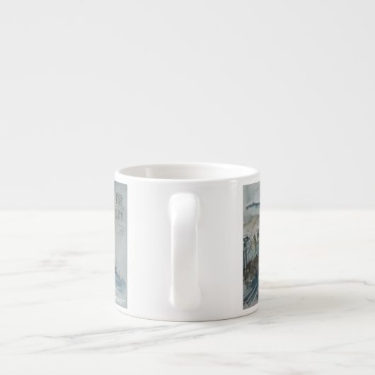 Barcelona espresso espresso kop (Achterkant)