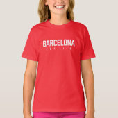 Barcelona For Life T-shirt (Voorkant)