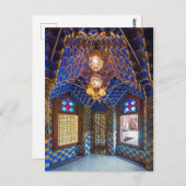 Barcelona. Gaudí. Casa Vicens. Binnenlands. Ver. Briefkaart (Voorkant / Achterkant)