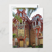 Barcelona. Gaudí. Casa Vicens. Briefkaart (Voorkant / Achterkant)