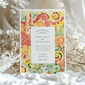 Barcelona Gaudí-geïnspireerde mozaïek bruiloft Kaart