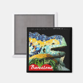 Barcelona, Gaudi hagedis (magneet) Magneet (Voorkant / Achterkant)
