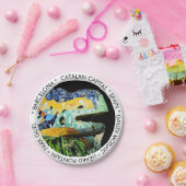 Barcelona, Gaudi - Hagedis, Spanje (feestelijke di Papieren Bordje (Feest)