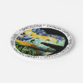 Barcelona, Gaudi - Hagedis, Spanje (feestelijke di Papieren Bordje (Gekanteld)