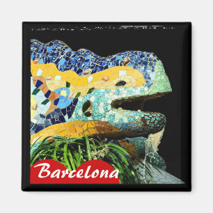Barcelona, Gaudi Lizard (Magnet) Magneet