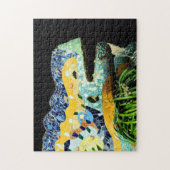 Barcelona, Gaudi - Lizard, Spanje (Catalaans) Legpuzzel (Verticaal)