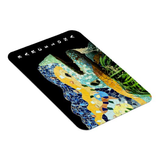 Barcelona, Gaudi - Lizard, Spanje Magneet (Rechterzijde)