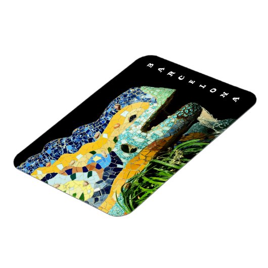 Barcelona, Gaudi - Lizard, Spanje Magneet (Linkerzijde)