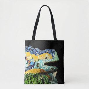 Barcelona, Gaudi - Lizard, Spanje Tote Bag