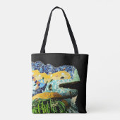 Barcelona, Gaudi - Lizard, Spanje Tote Bag (Achterkant)
