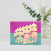 Barcelona Gaudi Paradise Briefkaart (Staand voorkant)