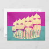 Barcelona Gaudi Paradise Briefkaart (Voorkant / Achterkant)