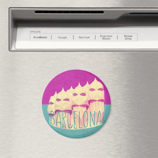 Barcelona Gaudi Paradise Magnet (Insitu (Vaatwasser))