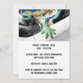 Barcelona Gaudi Park Guell Kaart (Achterkant)