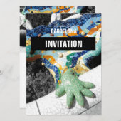 Barcelona Gaudi Park Guell Kaart (Voorkant / Achterkant)