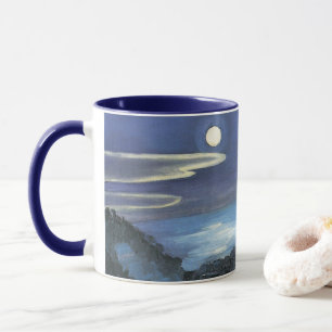 Barcelona Gezicht op Stad 's Nachts door Walter Gr Mok