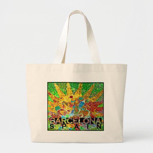 Barcelona Grote Tote Bag (Voorkant)