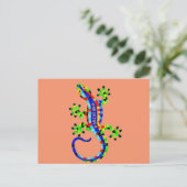 Barcelona-hagedis Briefkaart (Staand voorkant)