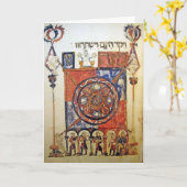 Barcelona Haggada Kaart (Gele Bloem)