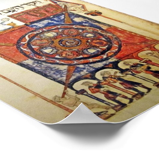 Barcelona Haggada Poster (Hoek)