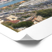 Barcelona Harbour Poster (Hoek)