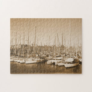 Barcelona Harbour - Spanje - Puzzle Legpuzzel