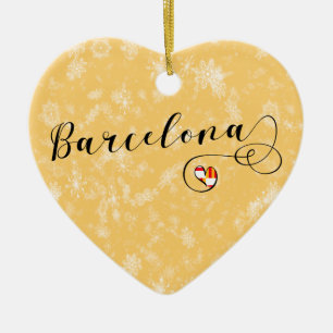 Barcelona Heart, Ornament met kerstbomen