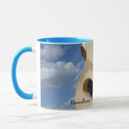 barcelona - het luchtruim is de grens mok (Links)