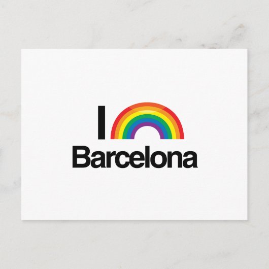 BARCELONA - IK HOU VAN PRIDE.png Briefkaart (Voorkant)